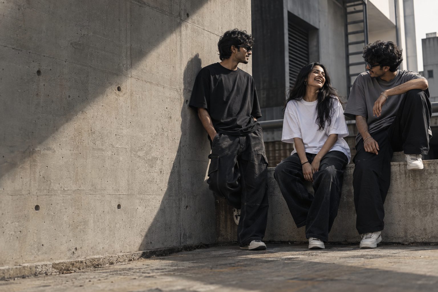 OHGAWD streetwear campaign scene